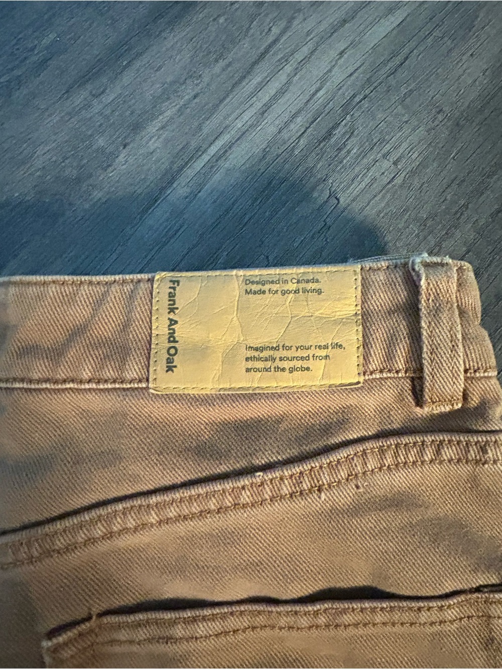Frank & Oak Women's Ankle Pants in Light Taupe